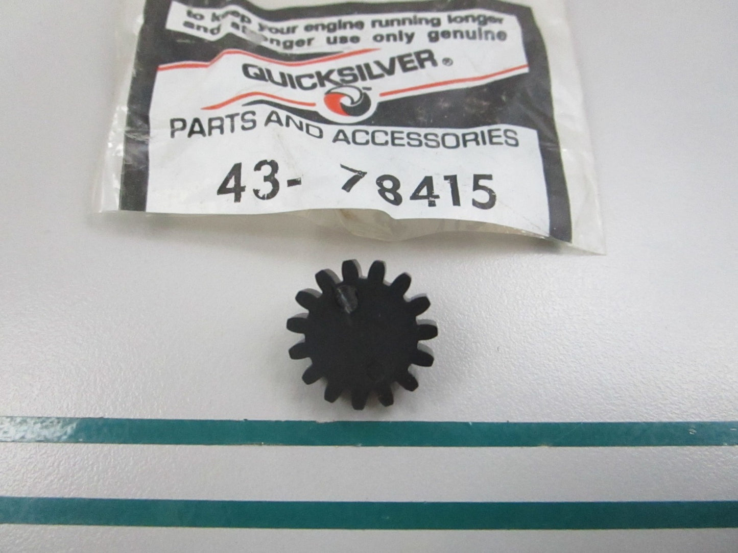 NEW OEM 43-78415 Mercury Quicksilver Idle Gear 0810