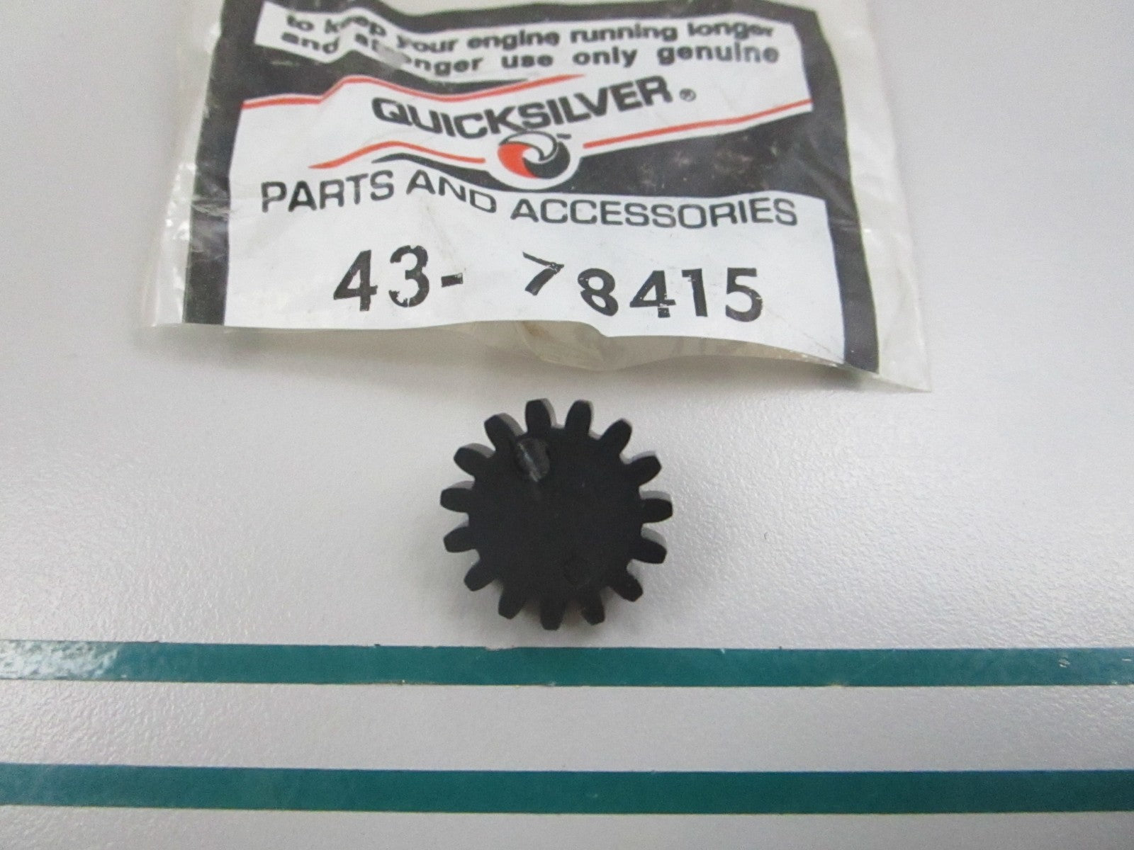 NEW OEM 43-78415 Mercury Quicksilver Idle Gear 0810