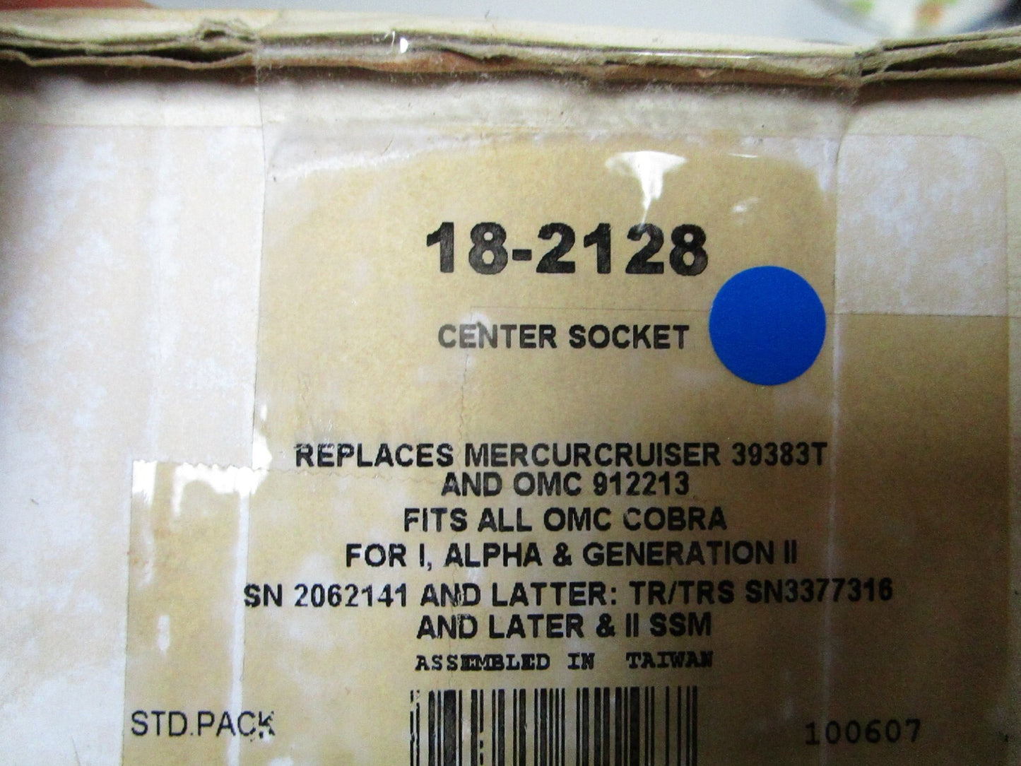 *NEW* 0720 Sierra Center Socket 18-2128 Replaces: Mercruiser 39383T