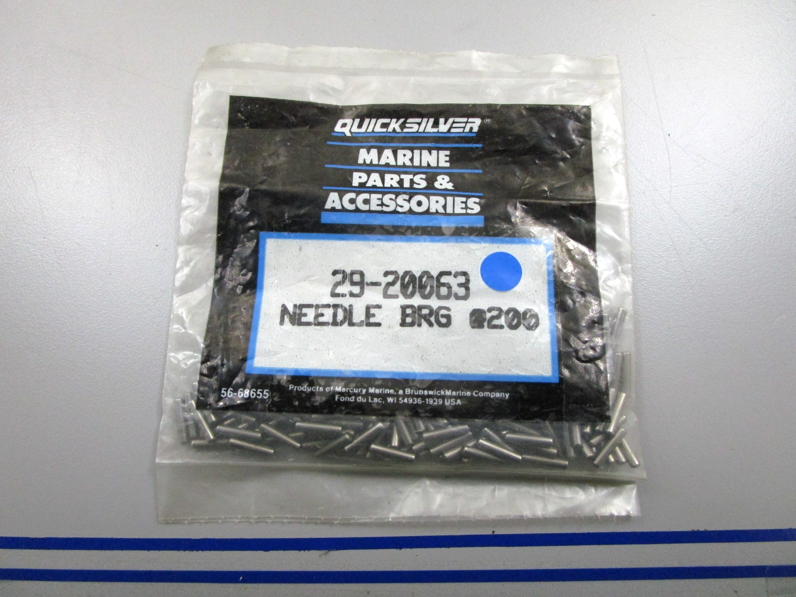 *NEW OEM* 0810 Mercury Quicksilver 200 Needle Bearing Set 29-20063