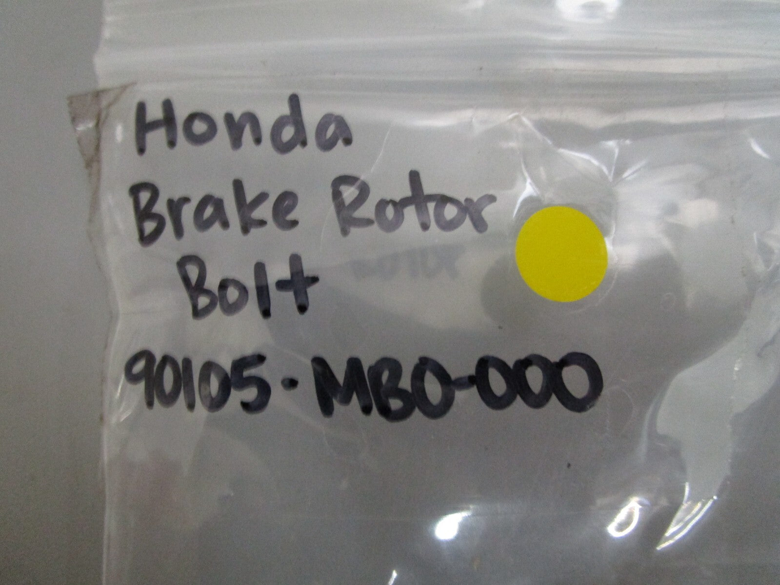 *NEW OEM* 0810 Honda Brake Rotor Bolt 90105-MB0-000