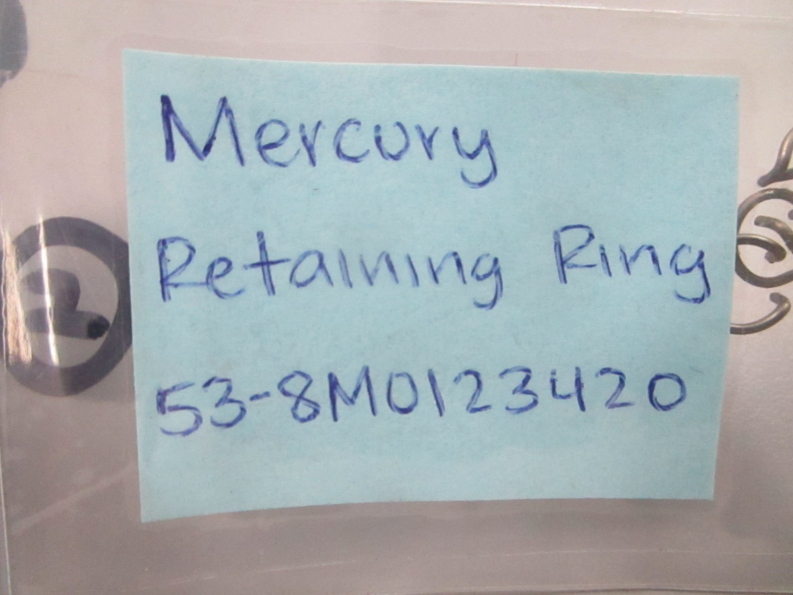 *NEW OEM* 0810 Mercury Quicksilver Retaining Ring 53-8M0123420