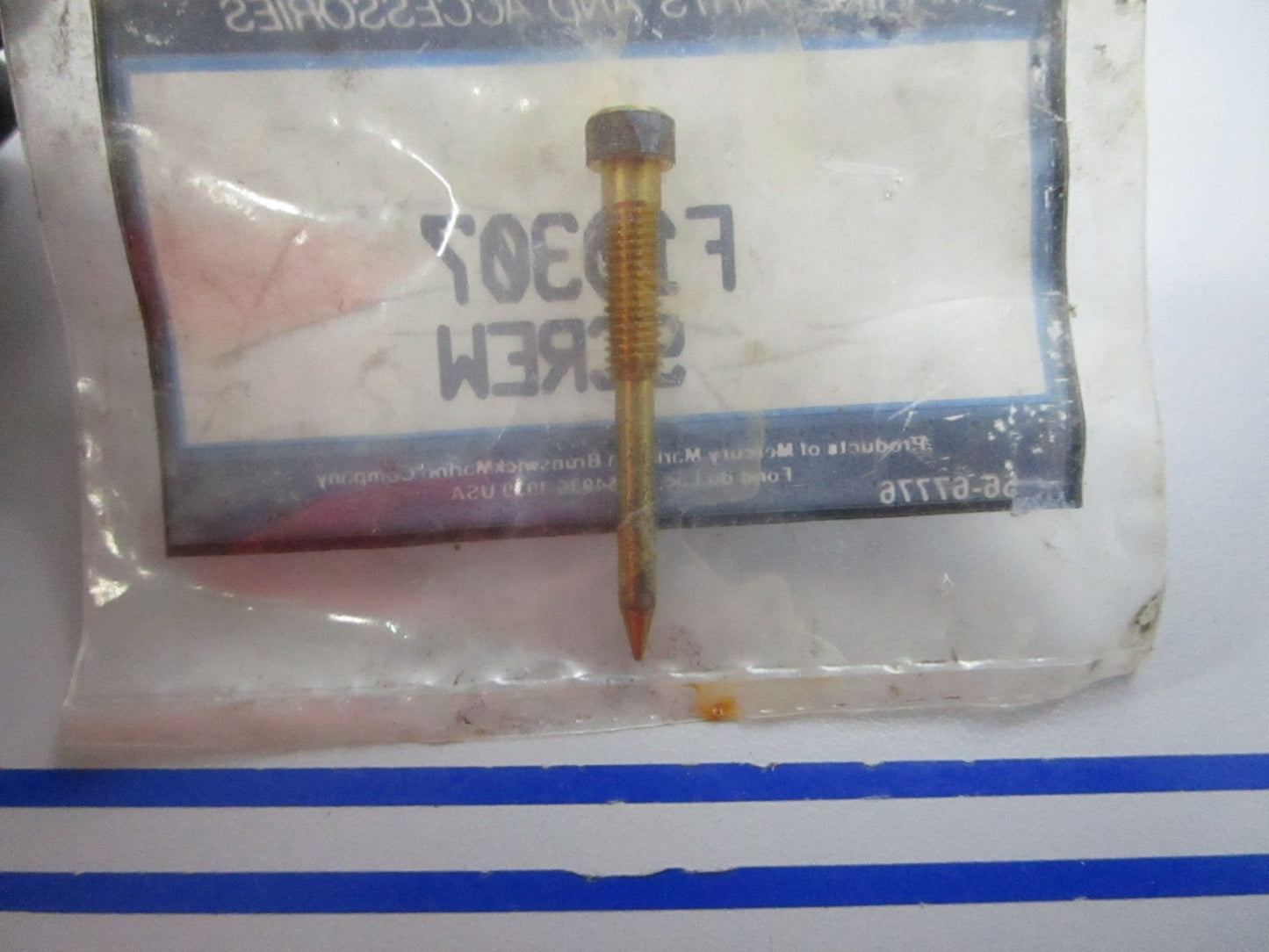 NEW OEM F10307 Mercury Quicksilver Screw 0810
