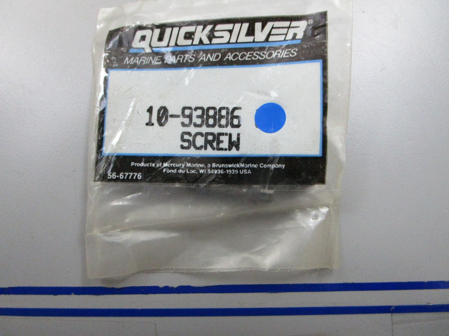 *NEW OEM* (LOT OF 2) 0810 Mercury Quicksilver Screw 10-93886