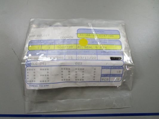 *NEW OEM* 0770 OMC Johnson Evinrude Seal & Pin 5007770 05007770