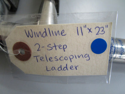 *NEW* 0820 Windline 11in. × 23in. 2-Step Telescoping Ladder