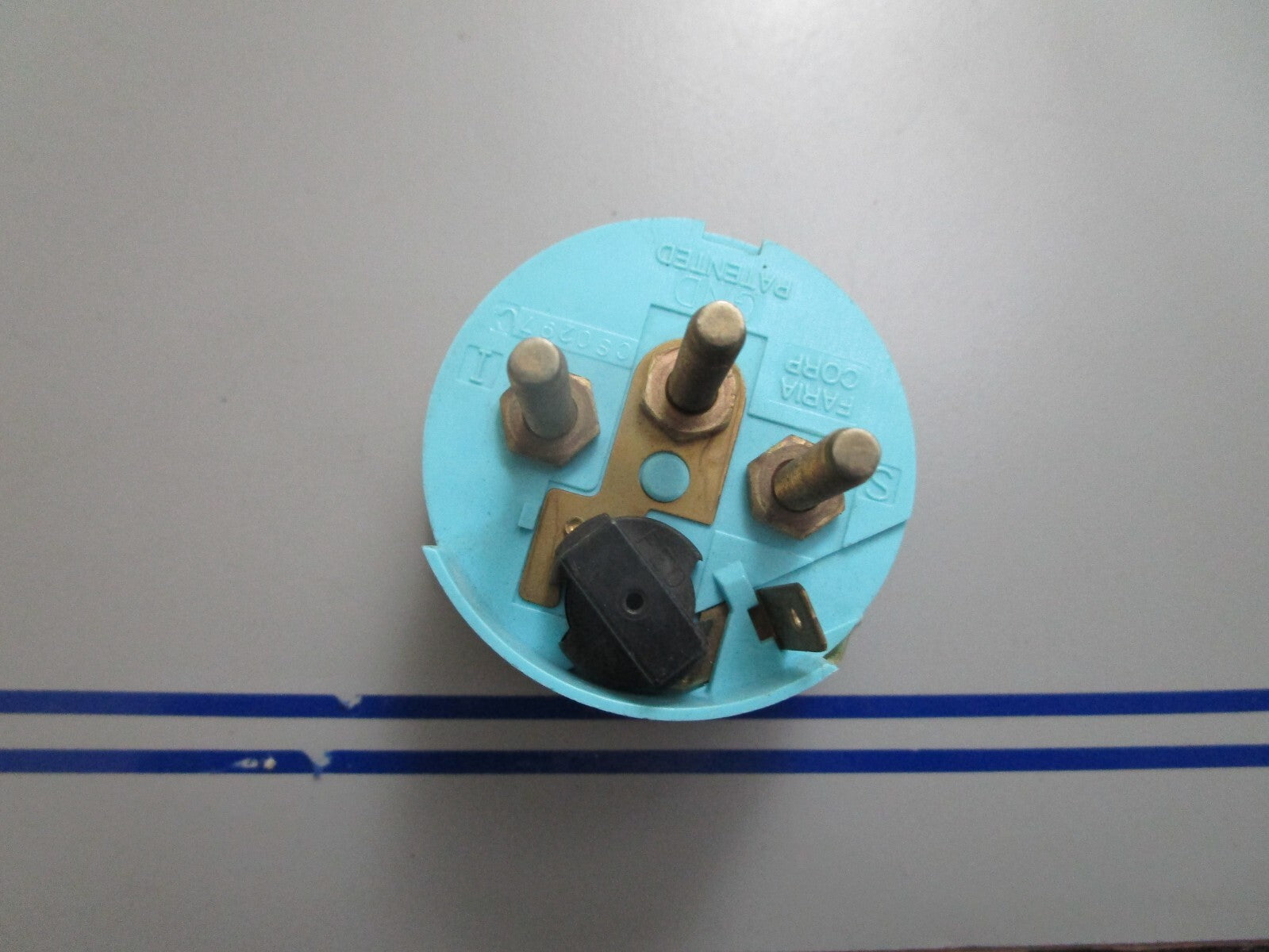 *NEW* 0810 Faria 2" Black Bezel Temperature Gauge 60636
