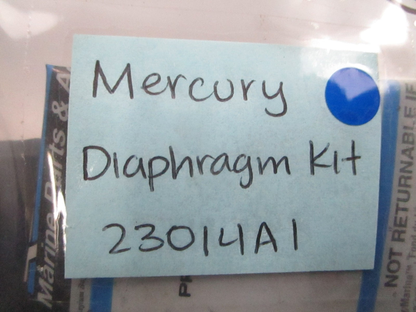 *NEW OEM* 0810 Mercury Quicksilver Diaphragm Kit 23014A1