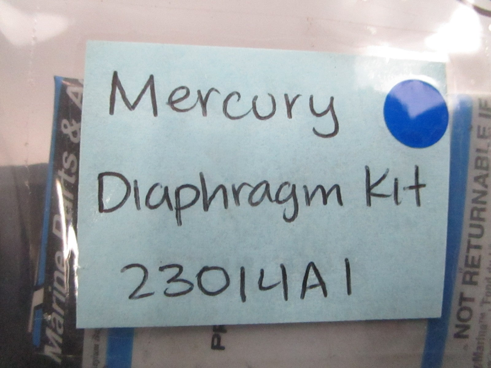 *NEW OEM* 0810 Mercury Quicksilver Diaphragm Kit 23014A1