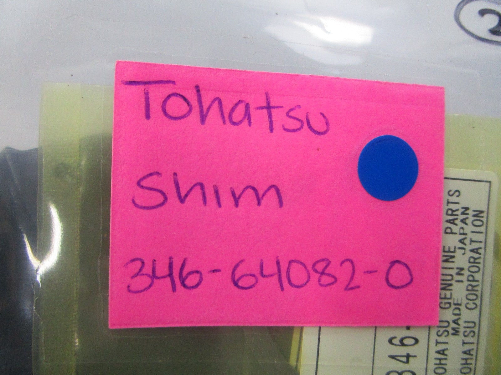 NEW OEM 346-64082-0 346640820 Tohatsu Shim 0810