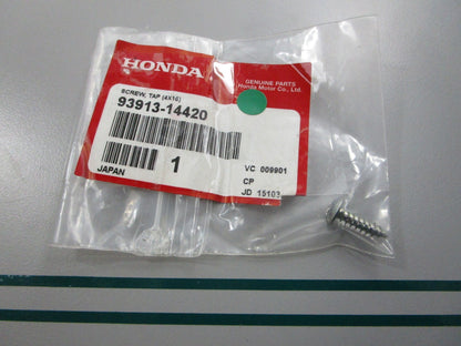 NEW OEM 93913-14420 Honda Tap Screw 0810