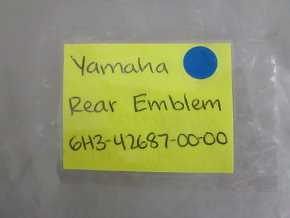 *NEW OEM* 0820 Yamaha Rear Emblem 6H3-42687-00-00
