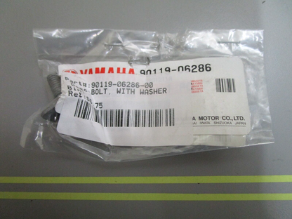 *NEW OEM* 0810 Yamaha Bolt w/ Washer 90119-06286-00