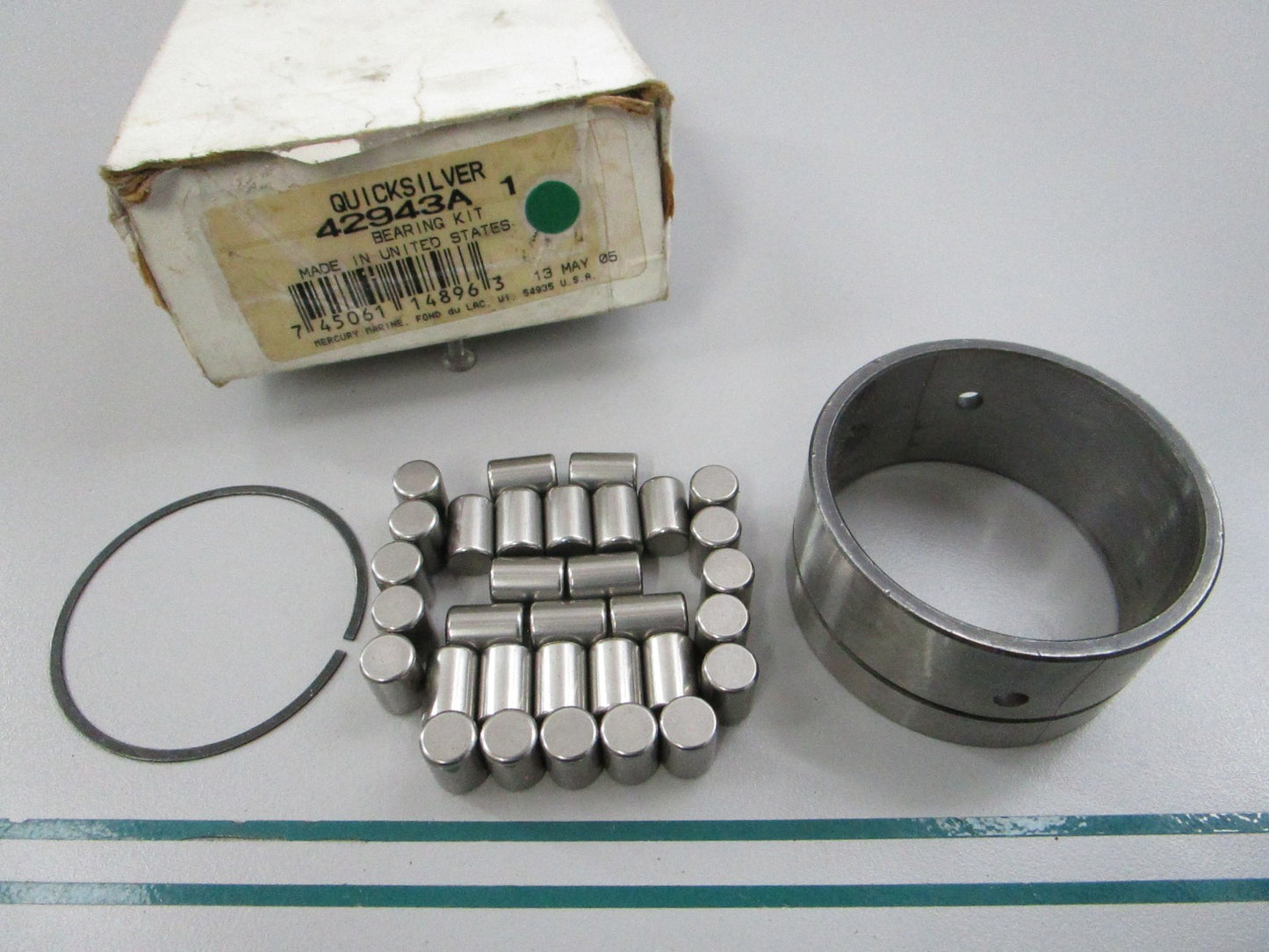 NEW OEM 42843A 1 Mercury Quicksilver Bearing Kit 0810