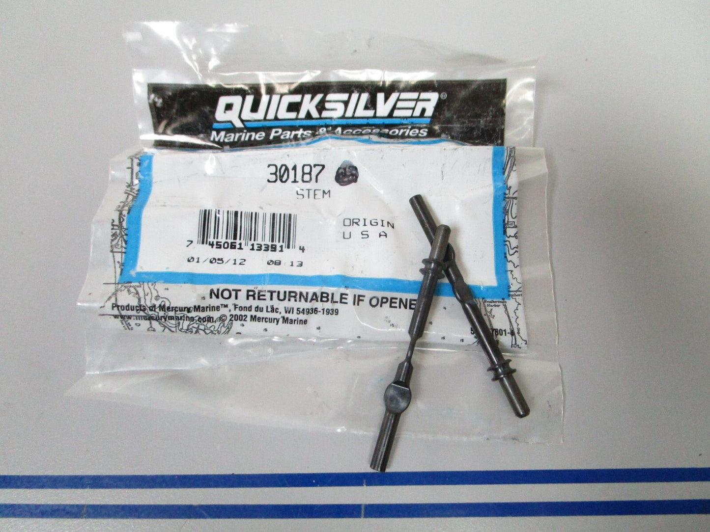 *NEW OEM* (LOT OF 2) 0810 Mercury Quicksilver Stem 30187