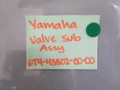 NEW OEM 6T4-43802-00-00 Yamaha Valve Sub Assy 0820