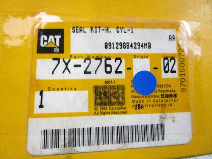 NEW OEM 7X-2762 CAT Cylinder Seal Kit 0810