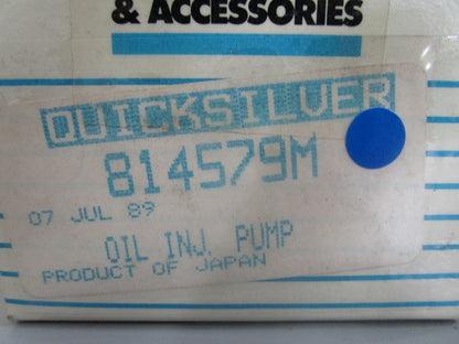 *NEW OEM* 0820 Mercury Quicksilver Oil Injection Pump 814579M
