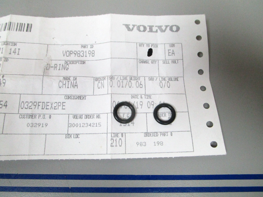 *NEW OEM* (LOT OF 2) 0810 Volvo Penta O-Ring 983198