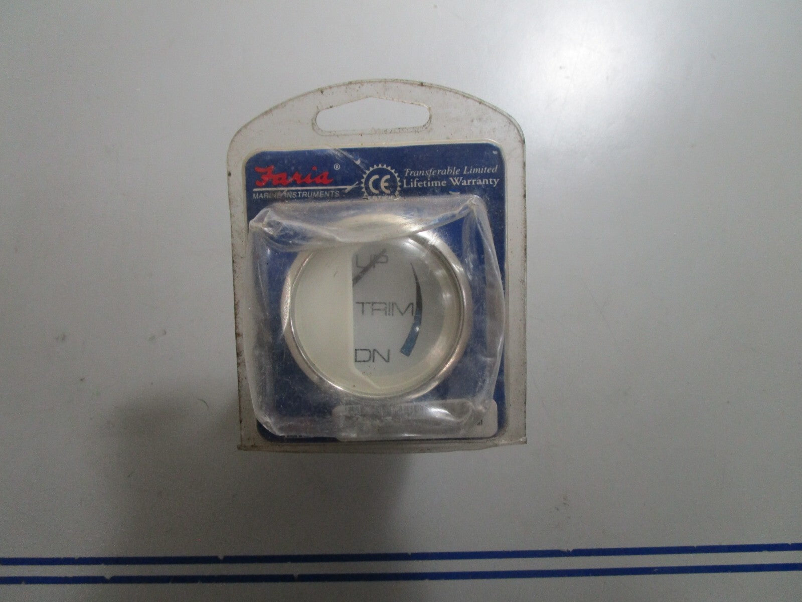 *NEW* 0720 Faria Chesapeake White 2" Trim Gauge 13807 Replaces: Mercury