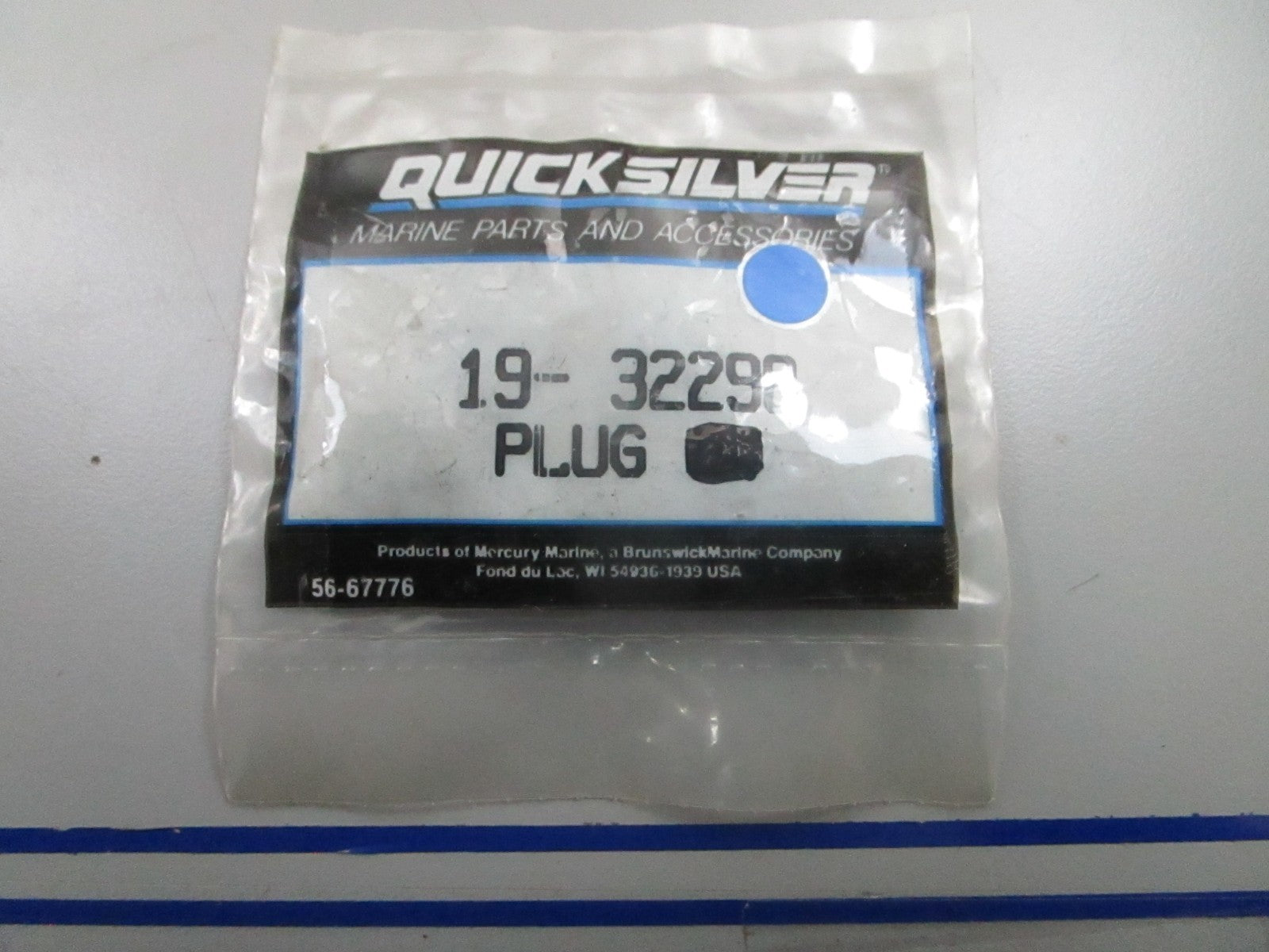 *NEW OEM* (LOT OF 5) 0810 Mercury Quicksilver Plug 19-32298
