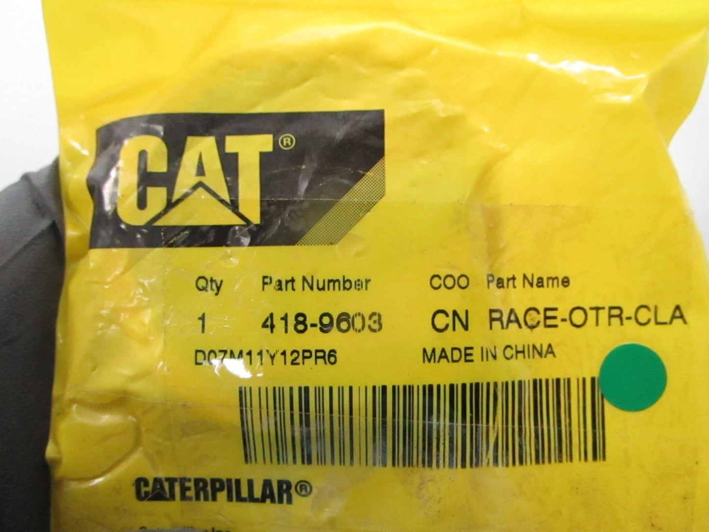 NEW OEM 418-9603 CAT Bearing Cup 0810