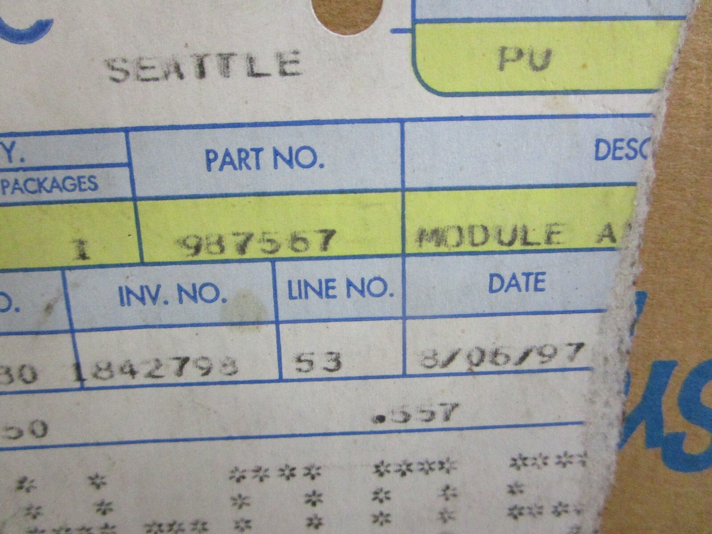 *NEW OEM* 0820 OMC Johnson Evinrude Shift Module Ay 987567 0987567