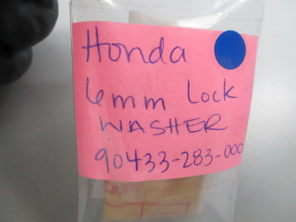 NEW OEM 90433-283-000 Honda 6mm Lock Washer 0810