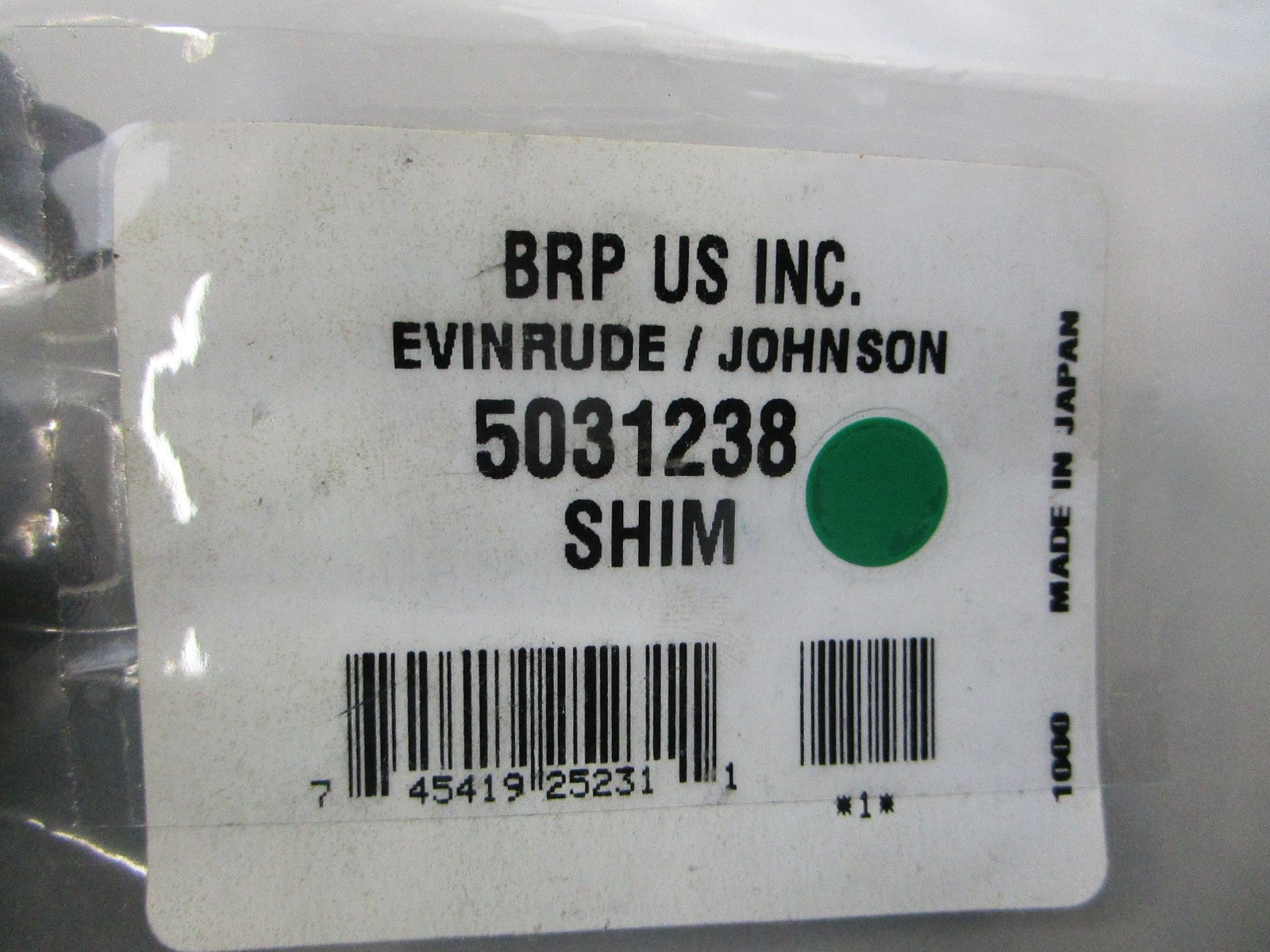 NEW OEM 5031238 OMC Johnson Evinrude Shim 0810