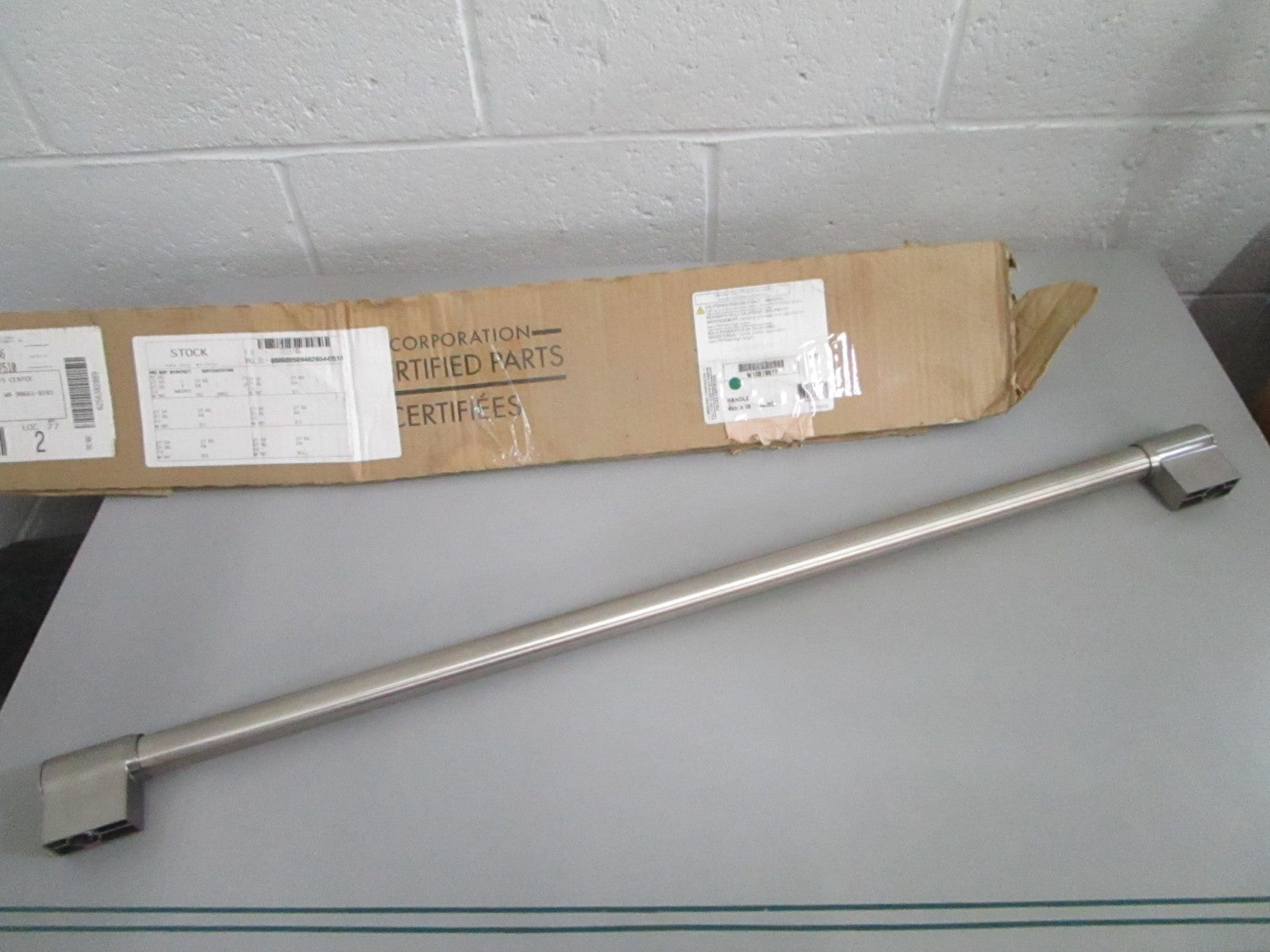 Whirlpool NEW OEM Maytag Refrigerator Door Handle W10879677 NOS Stainless 0820