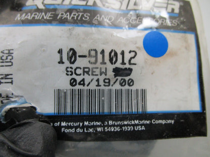 *NEW OEM* (LOT OF 2) 0810 Mercury Quicksilver Screw 10-91012