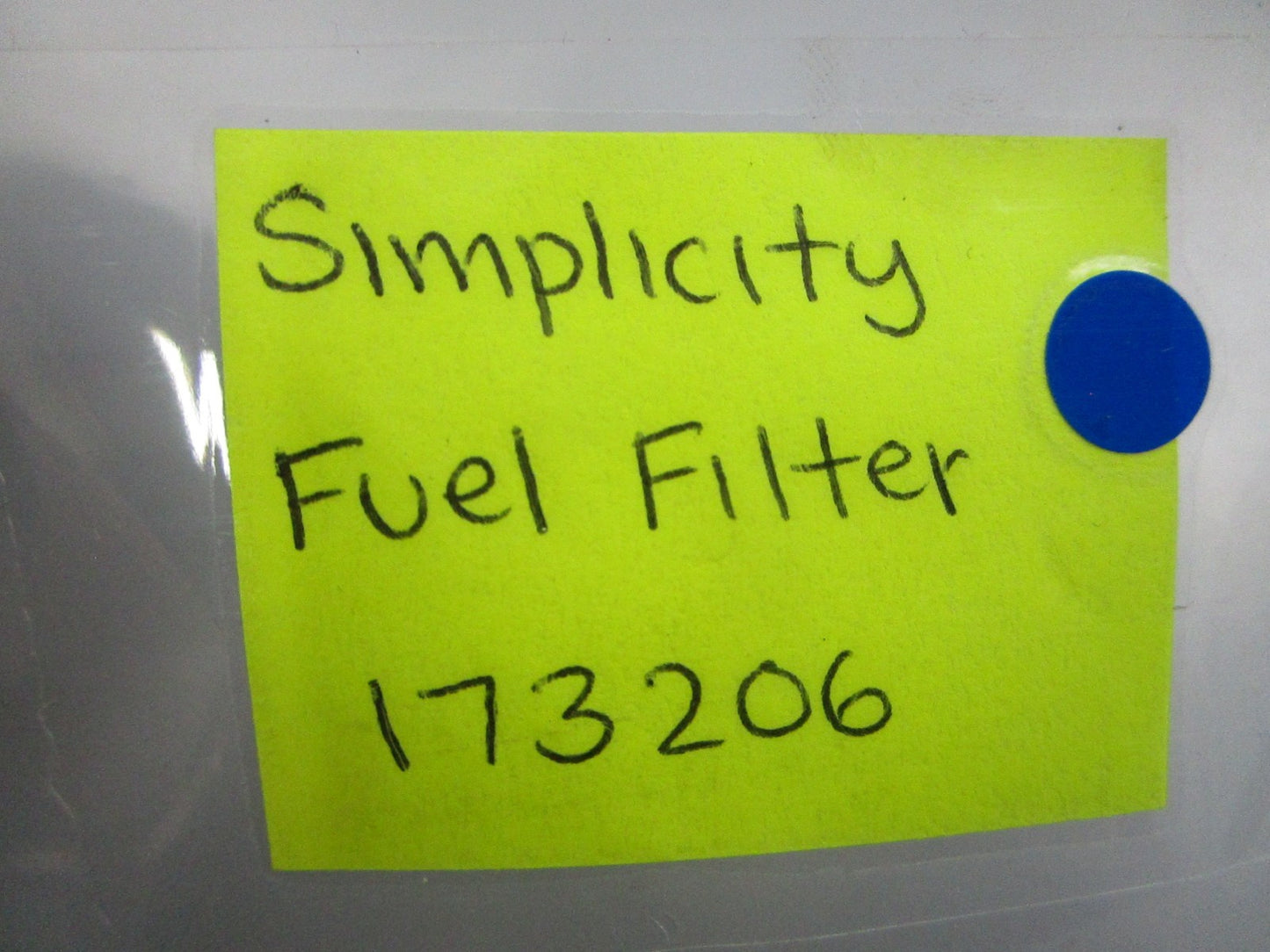 *NEW OEM* 0810 Simplicity Fuel Filter 173206