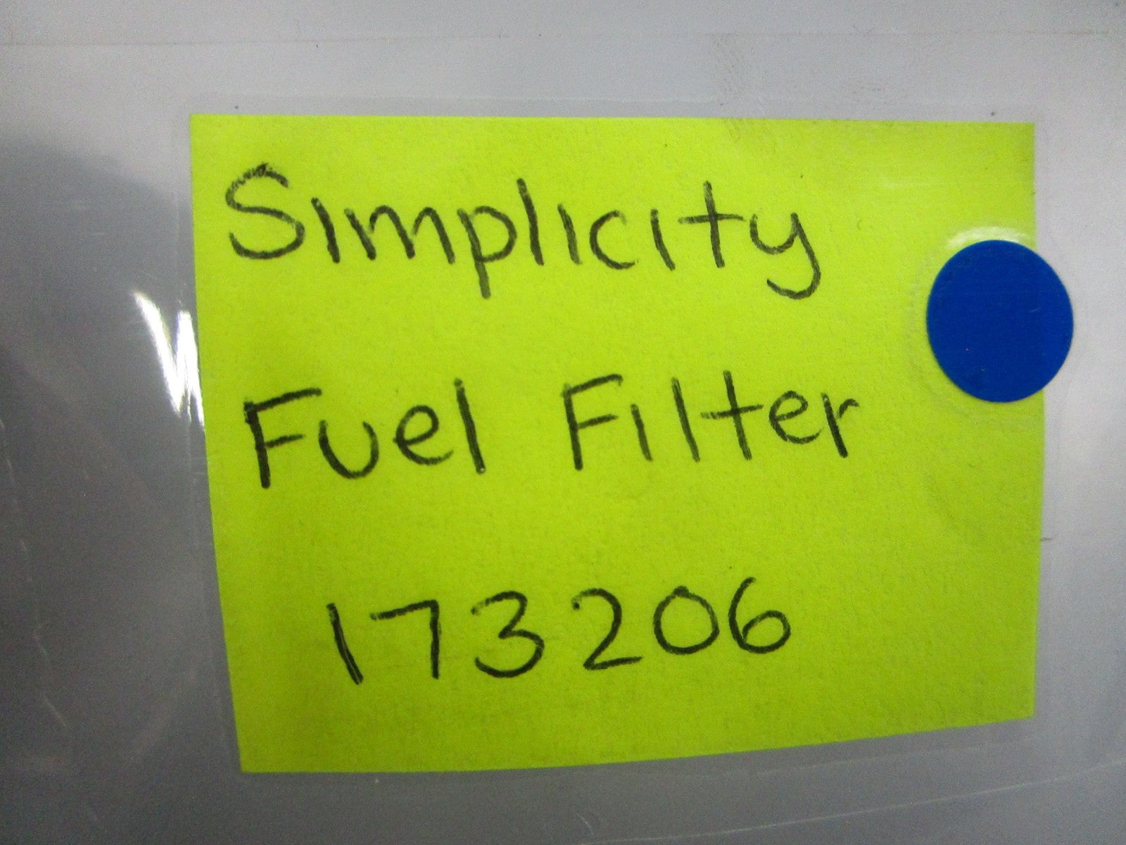*NEW OEM* 0810 Simplicity Fuel Filter 173206
