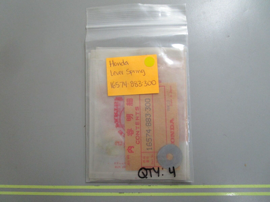 *NEW OEM* (LOT OF 4) 0810 Honda Lever Spring 16574-883-300