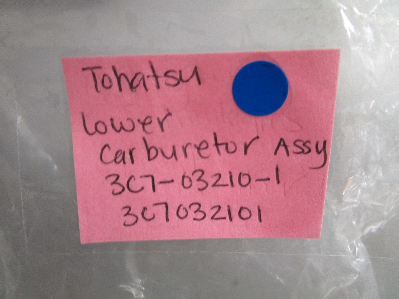 *NEW OEM* 0820 Tohatsu Lower Carburetor Assy 3C7-03210-1 3C7032101
