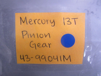 *NEW OEM* 0770 Mercury Quicksilver 13T Pinion Gear 43-99041M