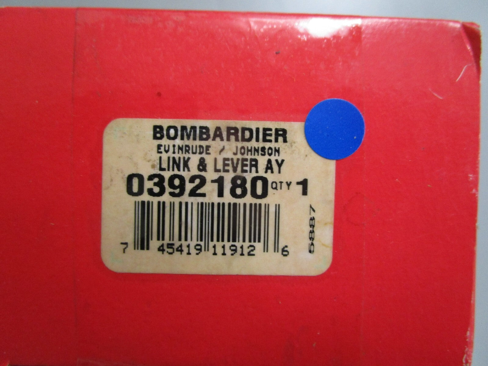 *NEW OEM* 0810 OMC Johnson Evinrude Link & Leer Assembly 392180 0392180