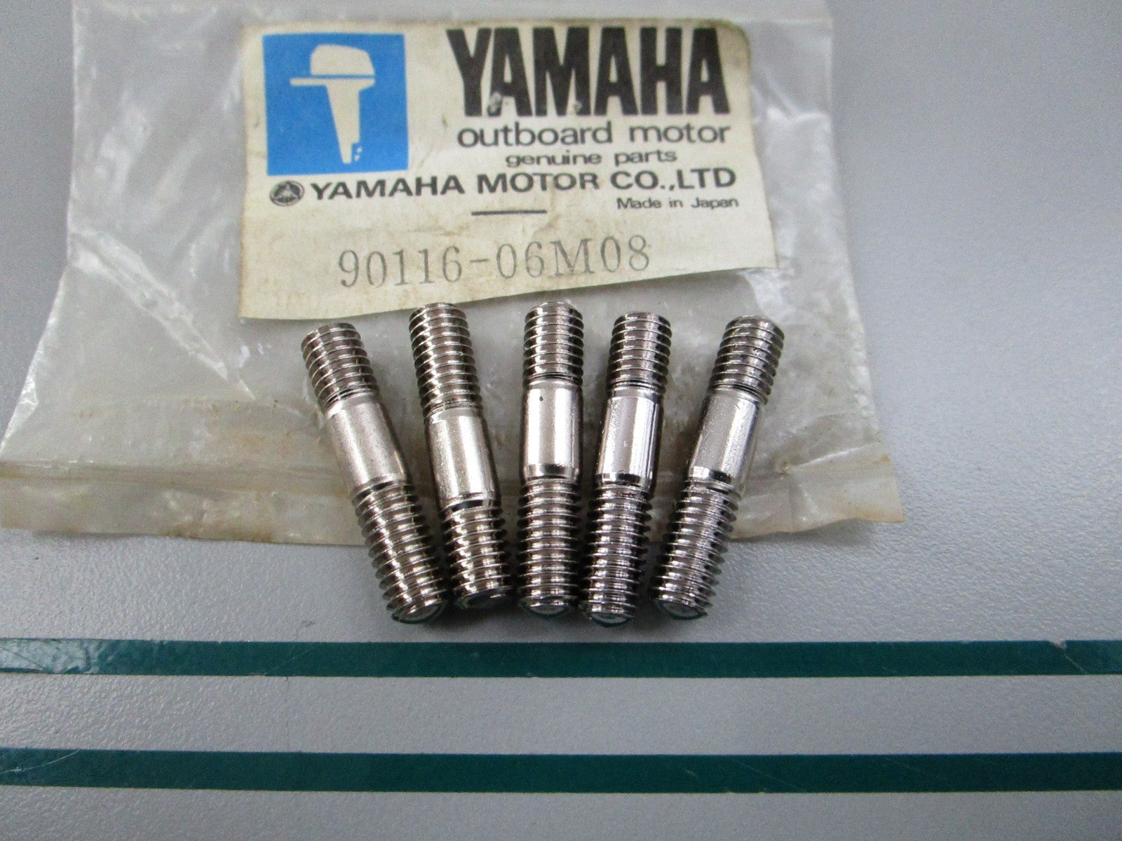 NEW OEM (LOT OF 5) 90116-06M08-00 Yamaha Stud Bolt 0810