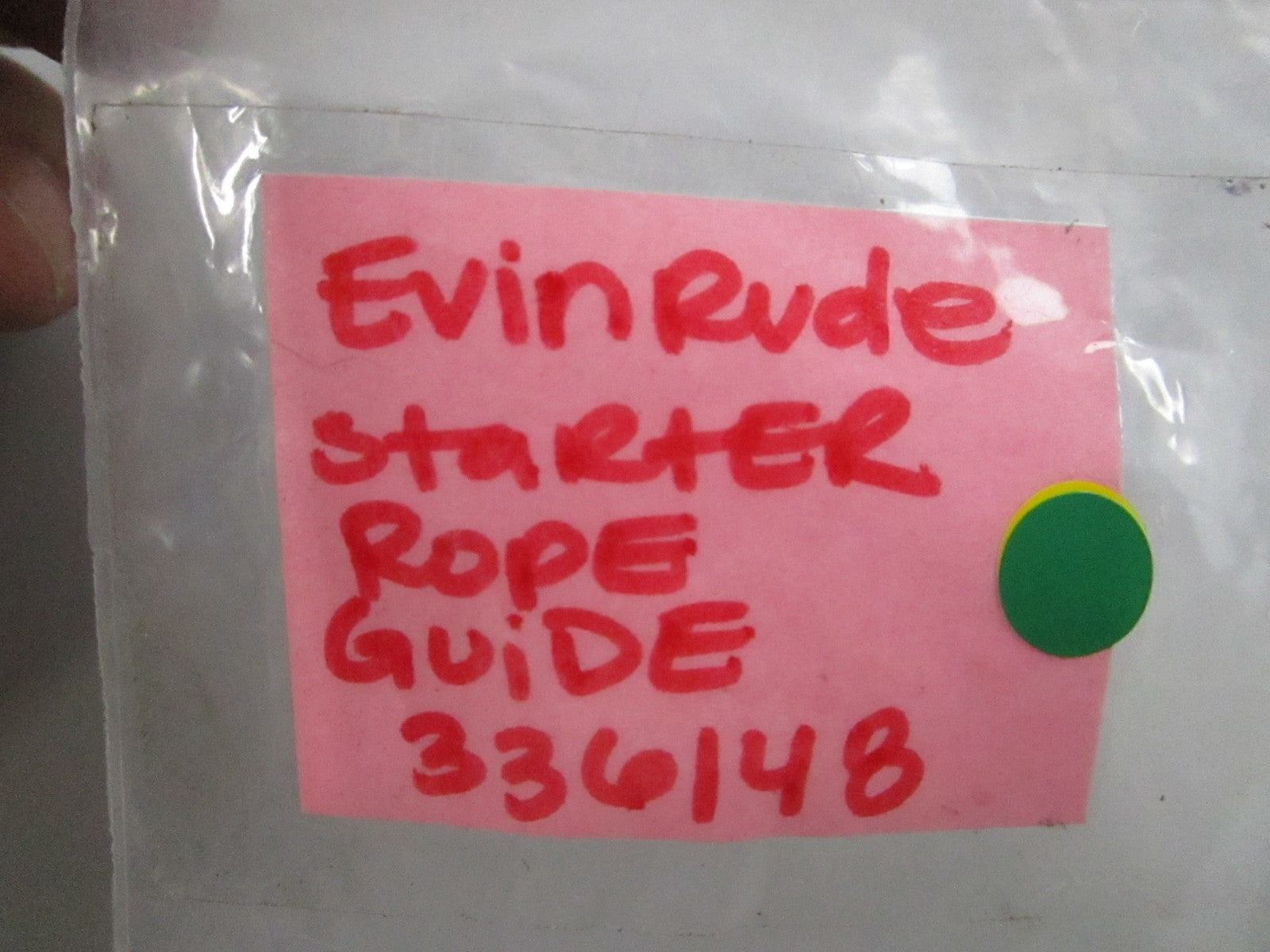 NEW OEM 336148 0336148 OMC Johnson Evinrude Starter Rope Guide 0810