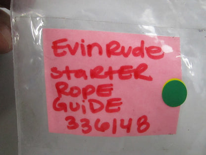 NEW OEM 336148 0336148 OMC Johnson Evinrude Starter Rope Guide 0810