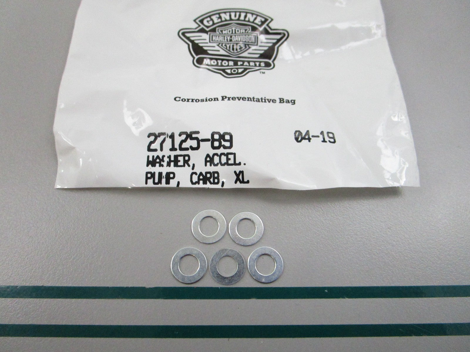 NEW OEM (LOT OF 5) 27125-89 Harley Davidson Washer 0810