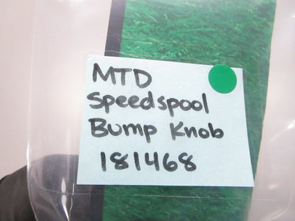 NEW OEM 181468 MTD Speedspool Bump Knob 0810
