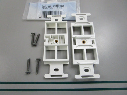 NEW OEM (LOT OF 2) 41087-QWP Leviton 4 Port Type 106 Insert 0810