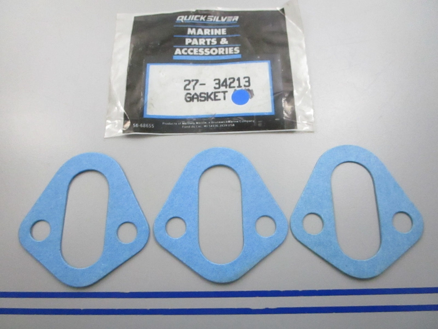 NEW OEM (LOT OF 3) 27-34213 Mercury Quicksilver Gasket 0810