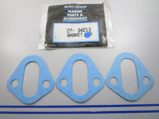 NEW OEM (LOT OF 3) 27-34213 Mercury Quicksilver Gasket 0810