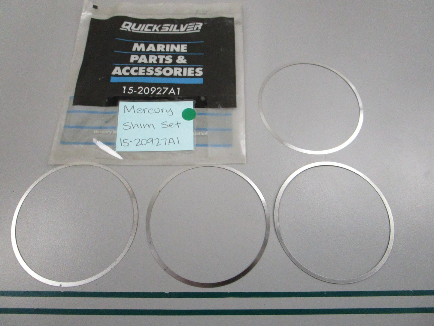 NEW OEM 15-20927A1 Mercury Quicksilver Shim Set 0810
