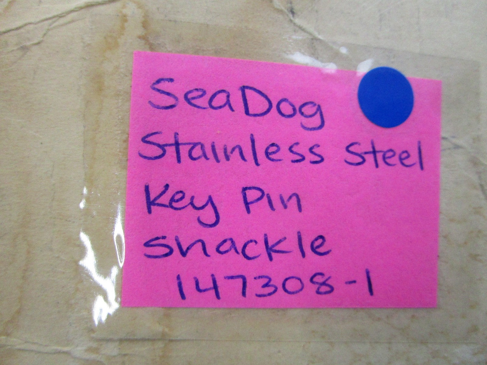 NEW 147308-1 Sea-Dog Stainless Steel Key Pin Shackle 0810