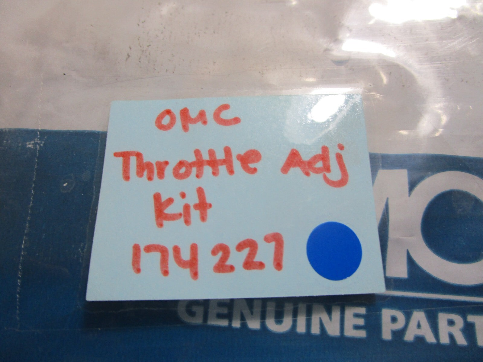 *NEW OEM* 0810 OMC Johnson Evinrude Throttle Adjustment Kit 174227 0174227