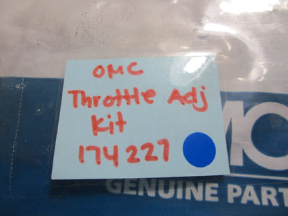 *NEW OEM* 0810 OMC Johnson Evinrude Throttle Adjustment Kit 174227 0174227