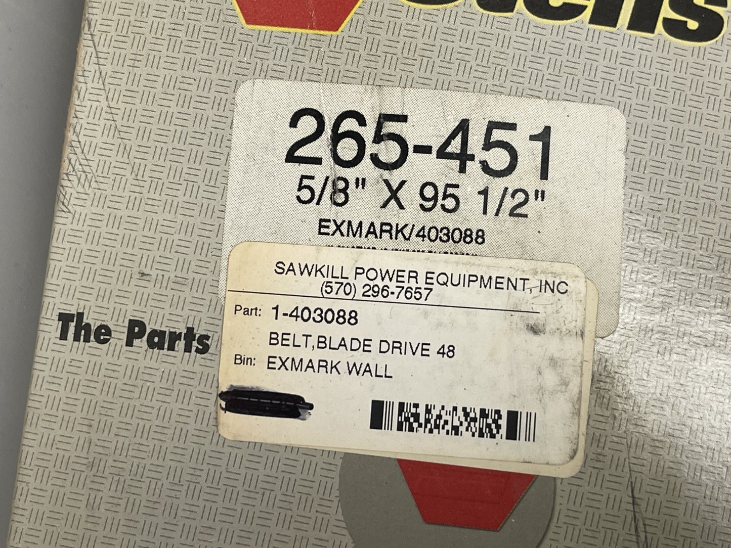 NEW OEM Sterns 1-403088 Drive Belt 0670